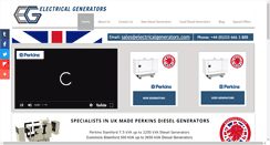 Desktop Screenshot of electricalgenerators.com